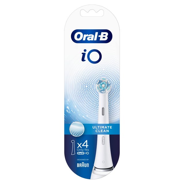 Oral-B iO Ultimate Clean White Electric Toothbrush Heads   4 per pack GOODS M&S   