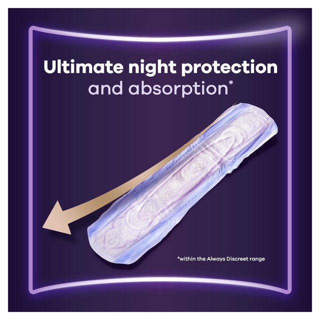 Always Discreet Incontinence Pads Ultimate Night   12 per pack GOODS M&S   