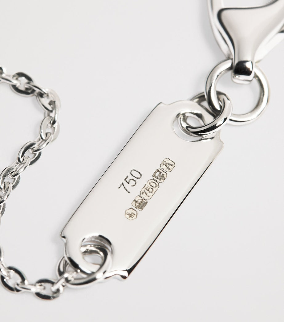 Harrods white gold and diamond bracelet 0.25ct, imported from the UK
