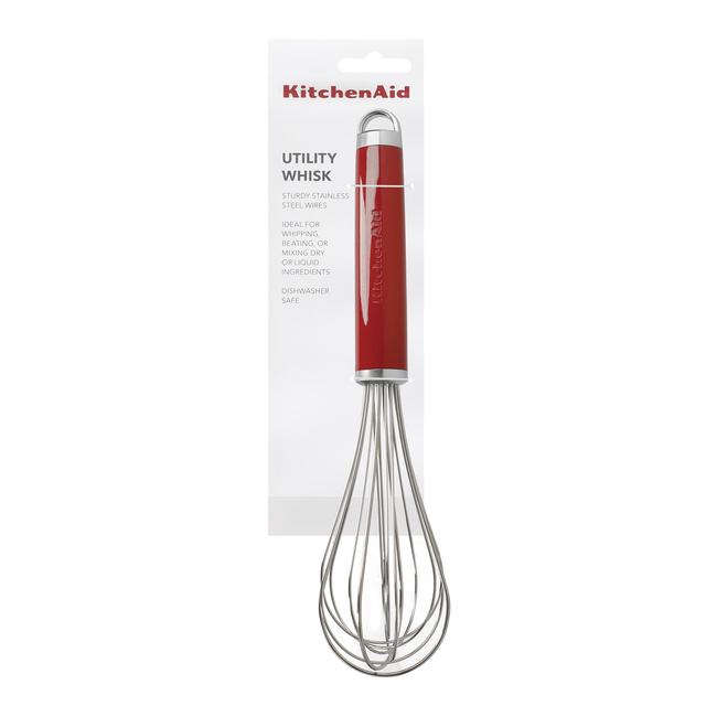 KitchenAid Stainless Steel Whisk Red