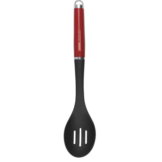 KitchenAid Non-Stick Slotted Spoon Red