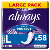 Always Dailies Extra Protect Panty Liners Large   58 per pack GOODS M&S   