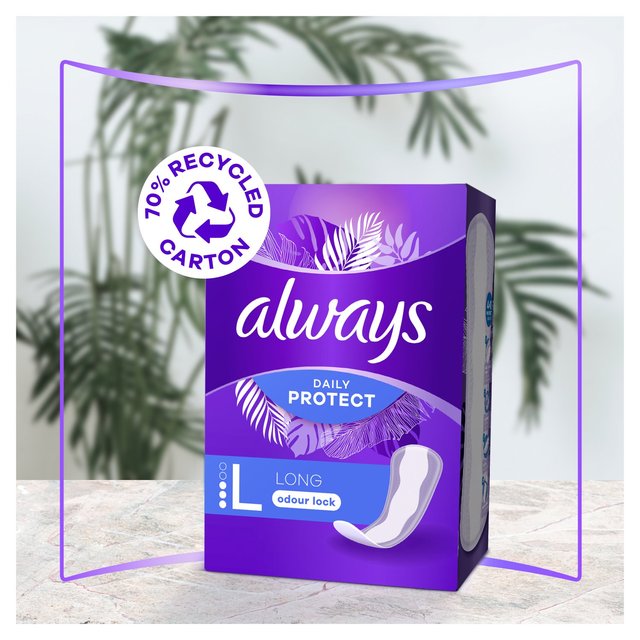 Always Dailies Extra Protect Panty Liners Large   58 per pack GOODS M&S   