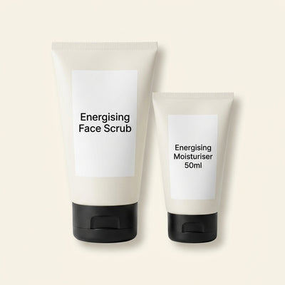 Boots No7 Men Energising Moisturiser SPF15 50ml and Energising Face Scrub 150ml Bundle- Buy online at McGrocer