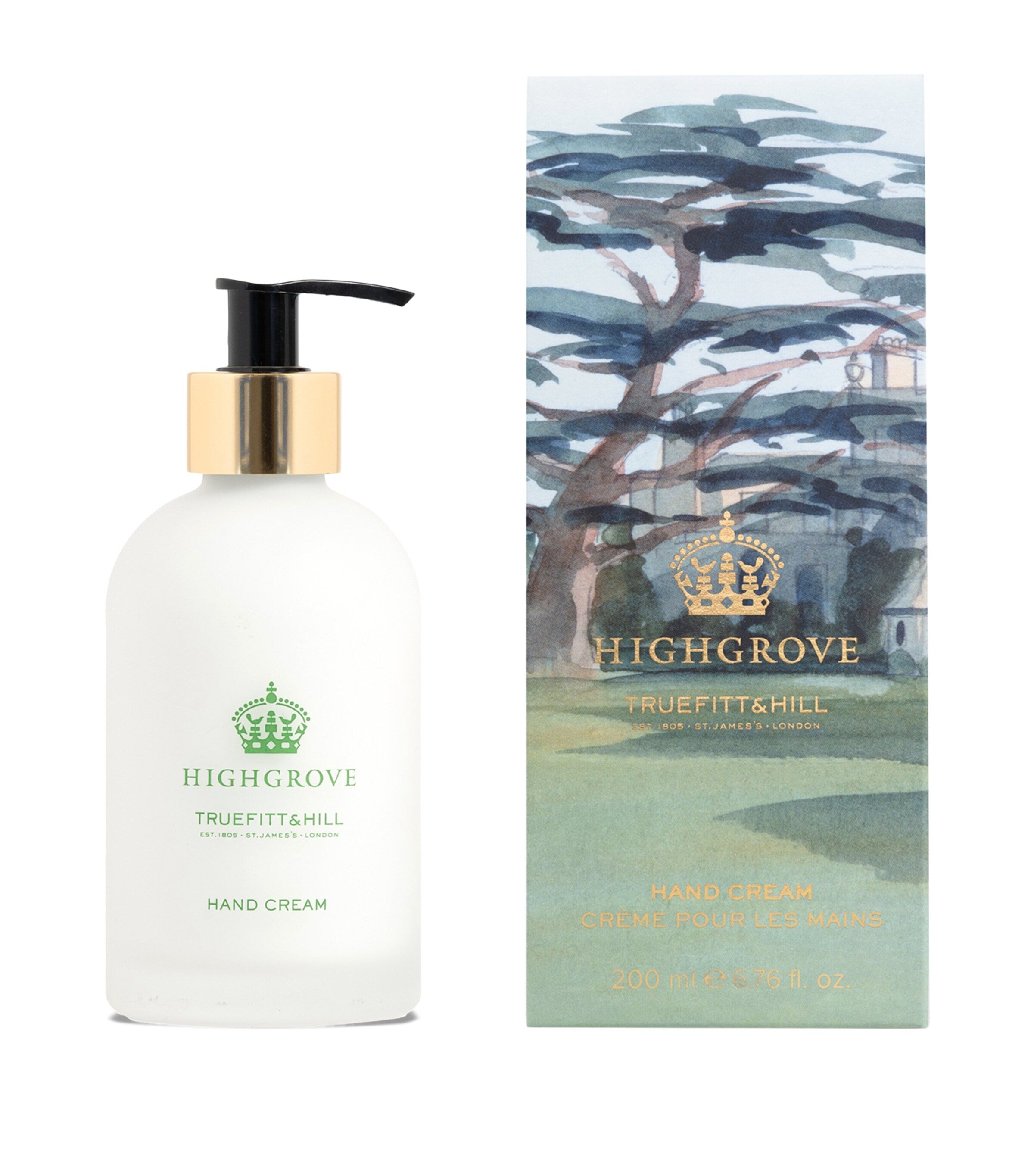Truefitt & Hill Highgrove hand cream 200ml (British brand)
