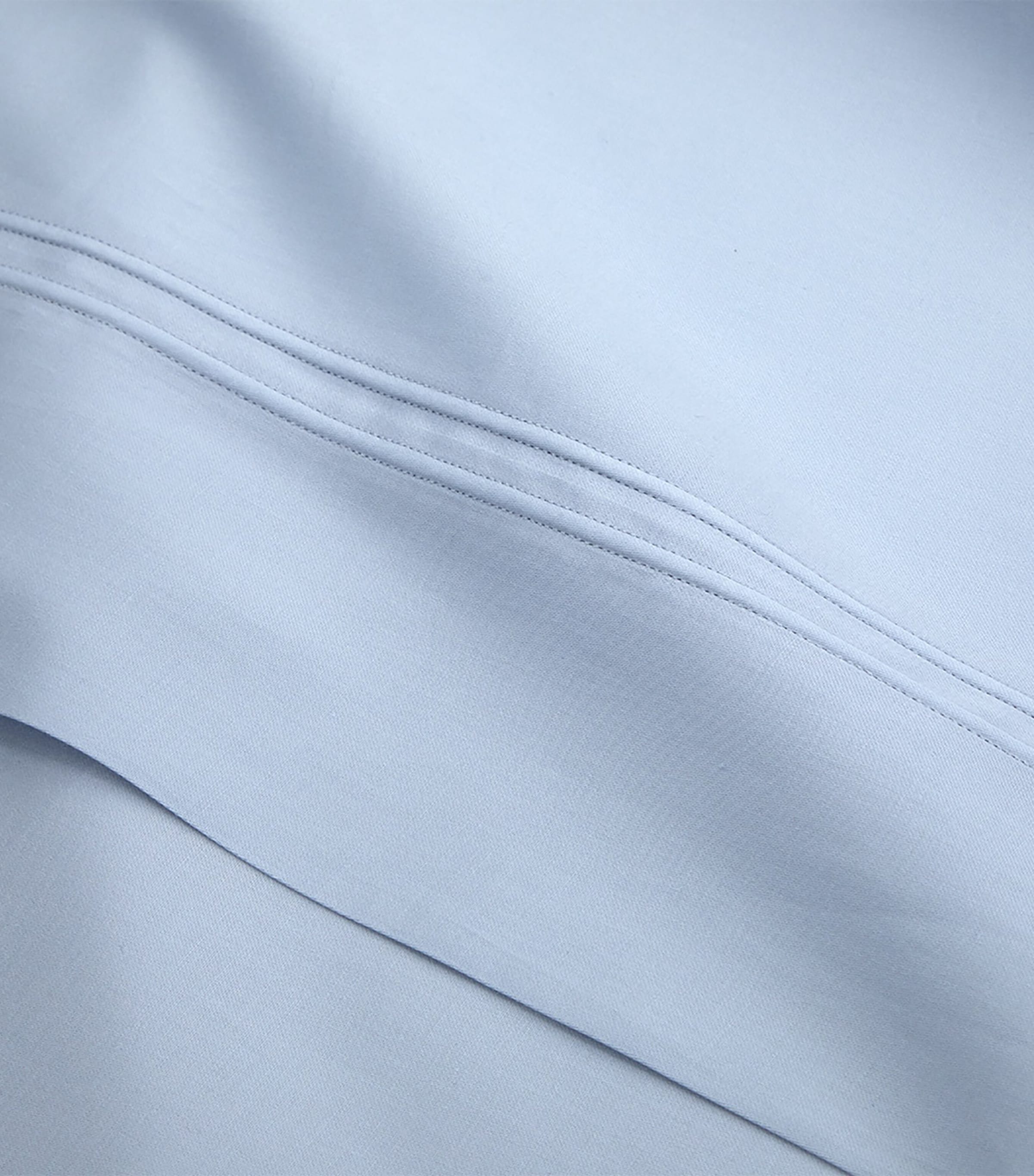 Yves Delorme Triomphe Celeste Double Flat Sheet 240cm x 295cm (British brand)