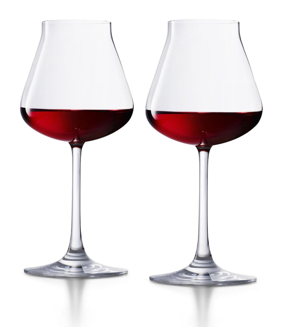 Baccarat red wine glasses Chateau set of 2 - British product