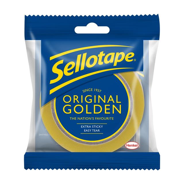 Sellotape Original Golden 24mm   50m