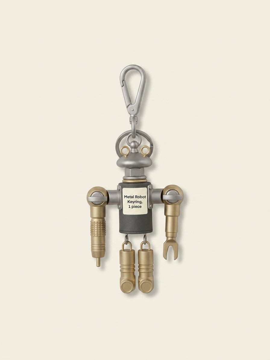 Prada robot leather keychain charm 20cm, imported from the UK