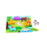 Wooden Animal Chunky Puzzle GOODS M&S   