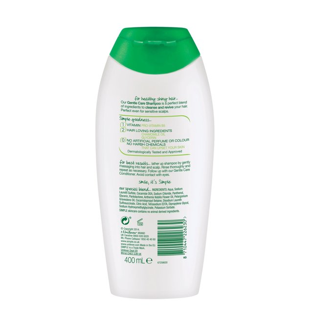 Simple Kind to Hair Gentle Care Shampoo   200ml GOODS M&S   