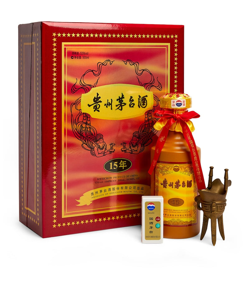 Moutai 15-Year-Old Baijiu 50cl, imported from the UK