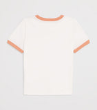 Chloé Kids Contrast-Trim Logo T-Shirt 4-14 Years - British product