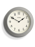 Jones Clocks grey classic wall clock, UK version