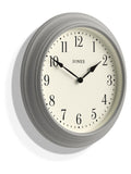 Jones Clocks grey classic wall clock, UK version