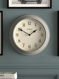 Jones Clocks grey classic wall clock, UK version