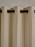 French Connection Zulu textured stripe eyelet curtain, imported from the UK