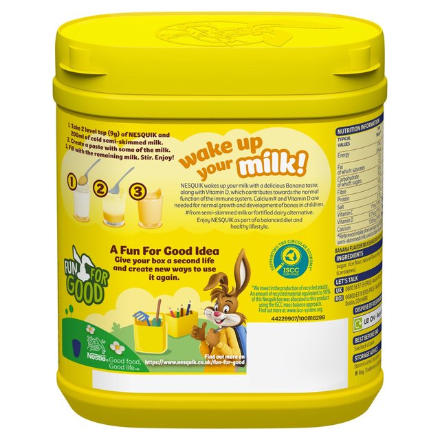 Nesquik Banana Milkshake Powder Tub   500g