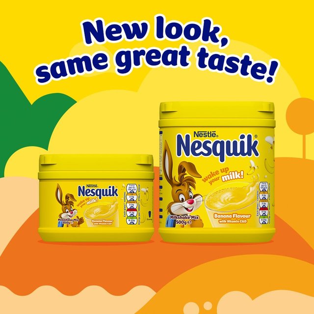 Nesquik Banana Milkshake Powder Tub   500g GOODS M&S   