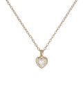 Ted Baker Rose Gold Tone HANNELA: Crystal Heart Pendant Necklace