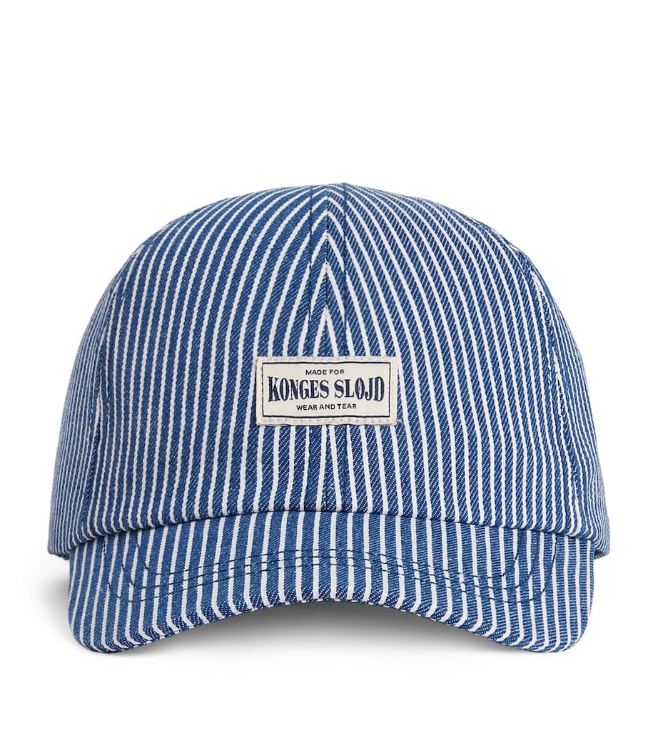 KONGES SLOJD Organic Cotton Stripe Baby Hat, UK version