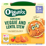 Organix Sunshine Veggie & Lentil Stew Baby Food 9 months   190g GOODS M&S   