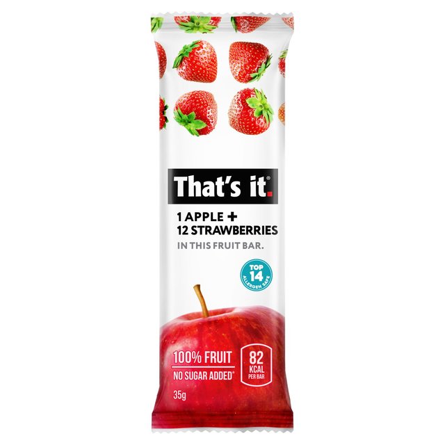 That's it. Apple Strawberry   35g