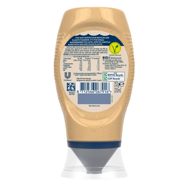 Hellmann's Chilli Squeezy Mayonnaise   250ml GOODS M&S   