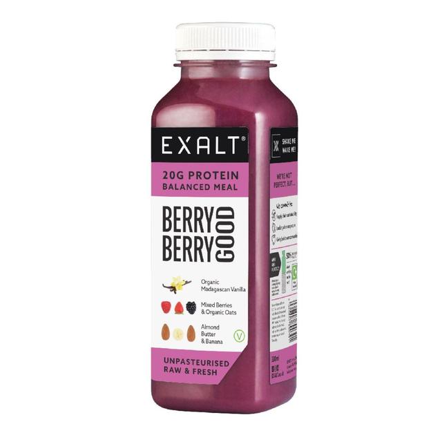 EXALT Berry Berry Good Fresh Vegan Protein Smoothie Berries & Vanilla    330ml GOODS M&S   