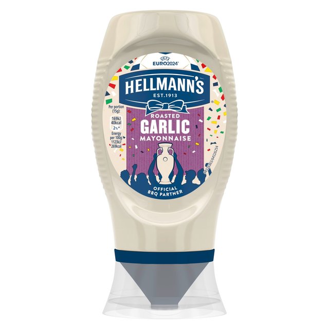 Hellmann's Garlic Squeezy Mayonnaise    250ml