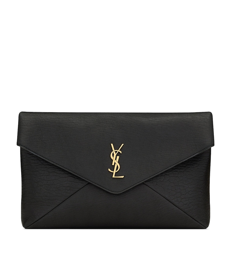 Saint Laurent Cassandre envelope pouch lambskin leather - British product