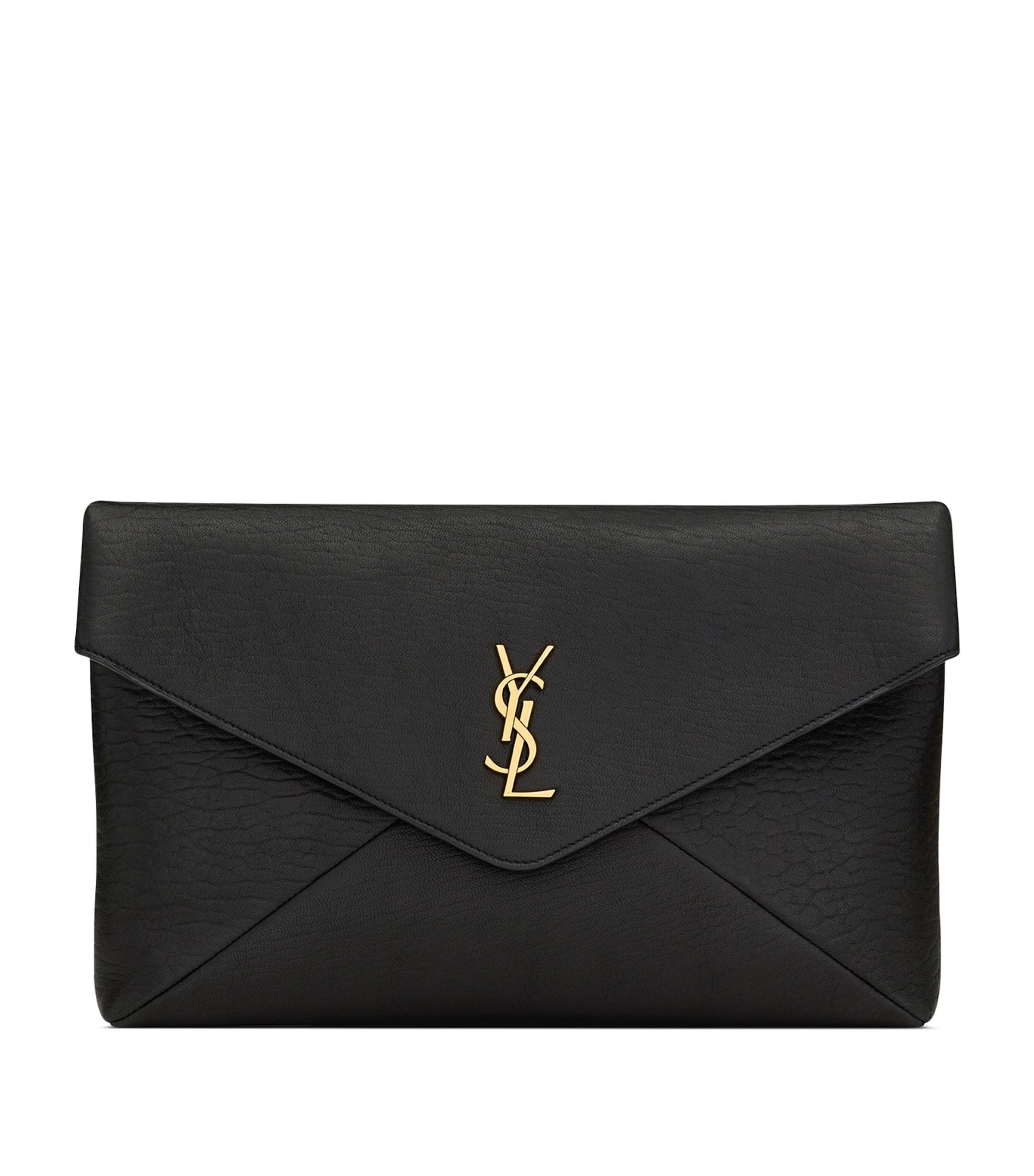 Saint Laurent Cassandre envelope pouch lambskin leather - British product