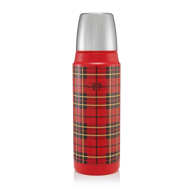 Thermos Retro Flask 470ml - Tartan Red GOODS M&S   