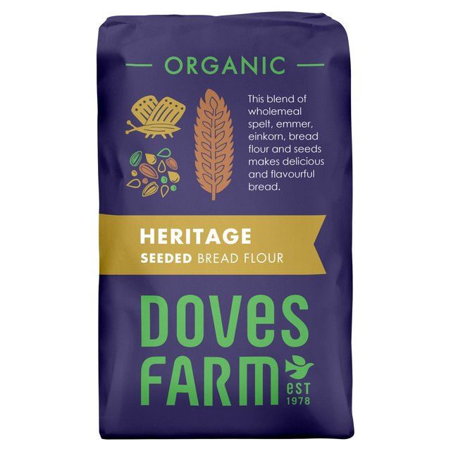 Doves Farm Organic Heritage Seeded Bread Flour   1kg