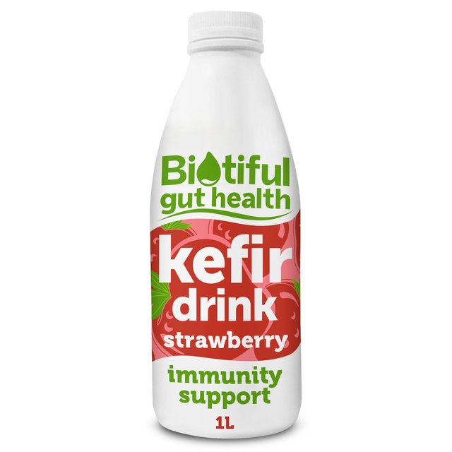 Biotiful Kefir Strawberry   1L GOODS M&S   