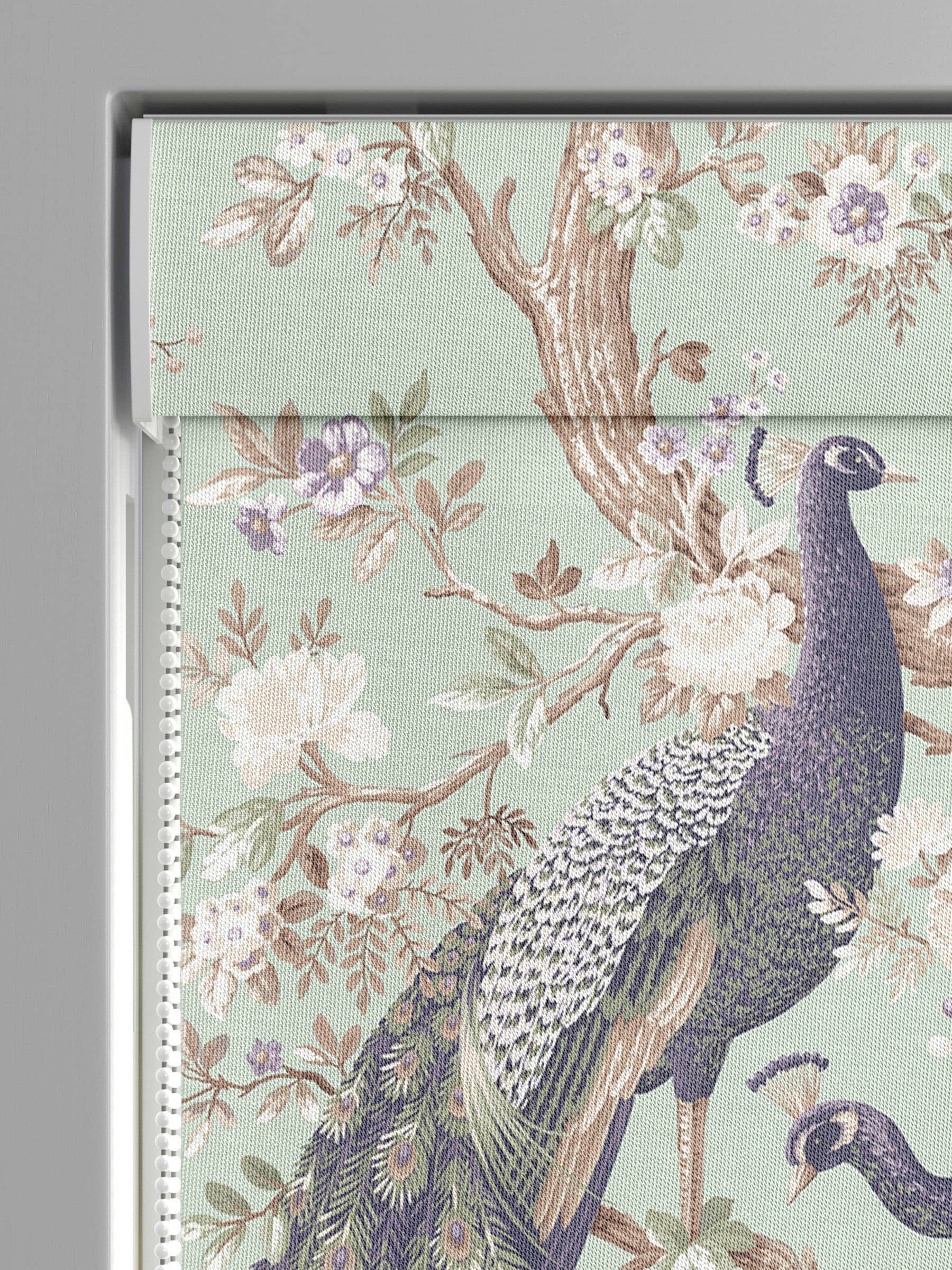 Laura Ashley Belvedere Römischer Vorhang Entenblau, importiert aus Großbritannien