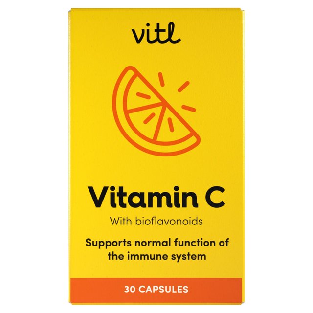 Vitl Vitamin C Capsules   30 per pack GOODS M&S   