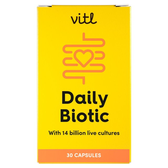 Vitl Daily Biotic Capsules   30 per pack GOODS M&S   