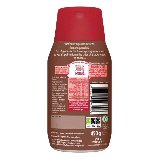 Carnation Chocolate Drizzle Bottle   450g GOODS M&S   