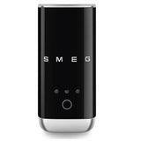 Smeg mini milk frother in black, imported from the UK