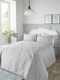 White Luana Quilted Bedspread 200cm x 230cm