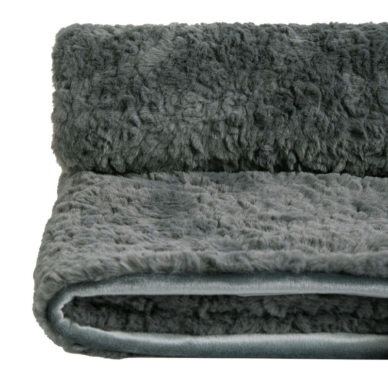 Habitat faux fur throw charcoal 150x200cm, imported from the UK
