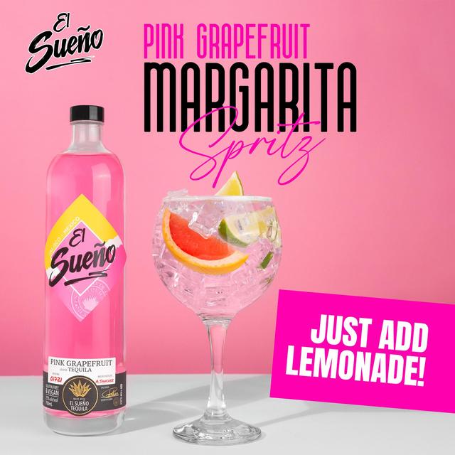 El Sueno Pink Grapefruit Tequila Liqueur   70cl GOODS M&S   