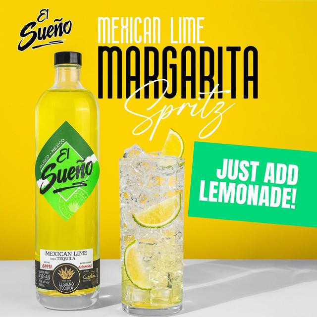 El Sueno Mexican Lime Tequila Liqueur   70cl GOODS M&S   