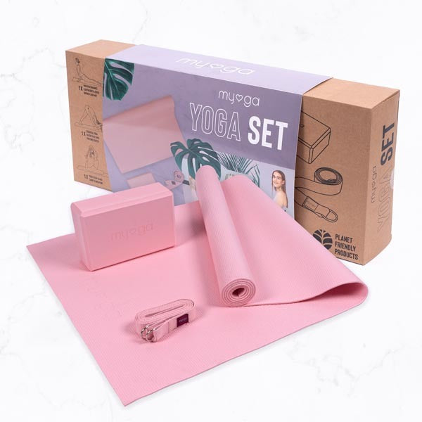 Myga Yoga Starter Kit - Grey GOODS Superdrug Dusty Pink  