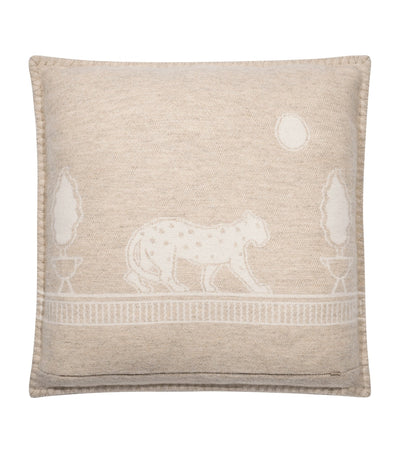 Harrods Merino Wool-Cashmere Animal Print Cushion 50cm x 50cm- Buy online at McGrocer