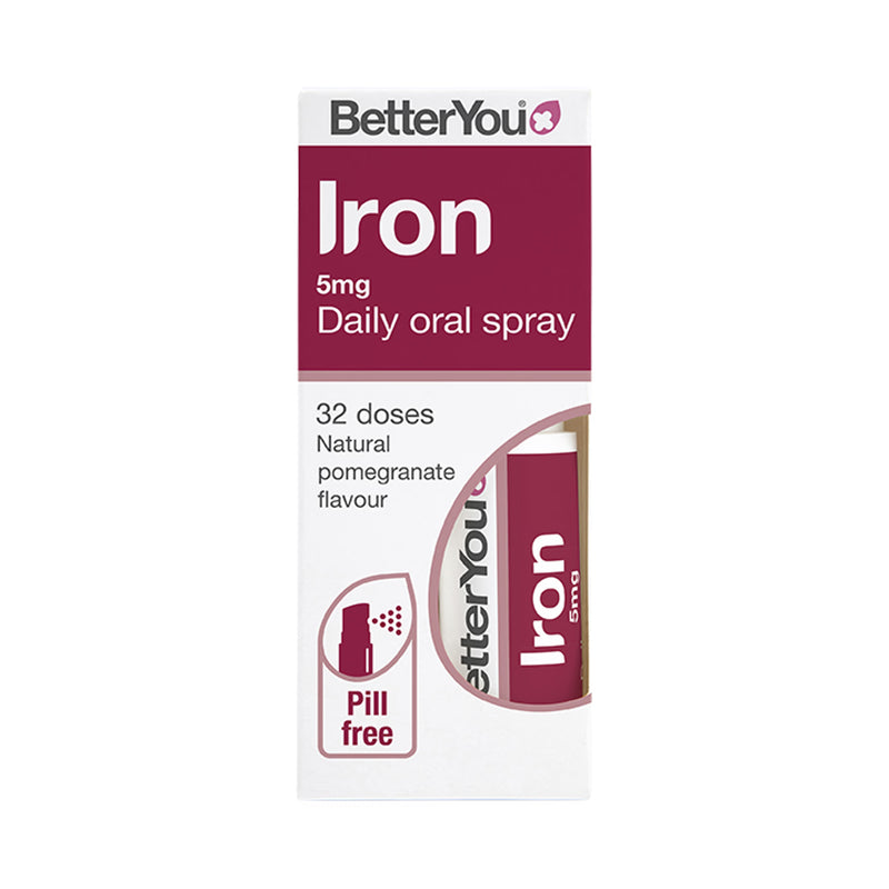 Better You Iron Spray 25ml pomegranate flavour - British product