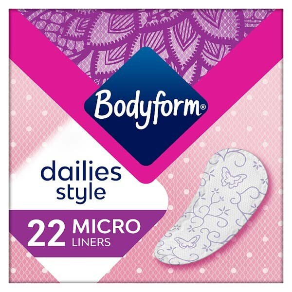 Bodyform Dailies Micro Panty Liners 22 pack GOODS Superdrug   