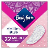 Bodyform Dailies Micro Panty Liners 22 pack GOODS Superdrug   