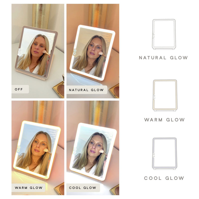 Sensse Glow Up LED flip top marble mirror - British product